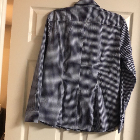 Ndstry Blue and White Striped Women Blouses - Picture 4 of 7